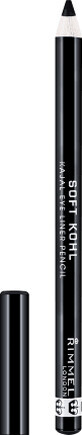 Rimmel London Creion de ochi Soft Kohl Kajal 061 Jet Black, 1 buc