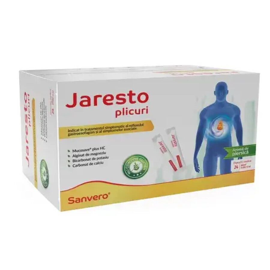 Jaresto suspensie orala, 15 ml, Sanvero, 24 plicuri