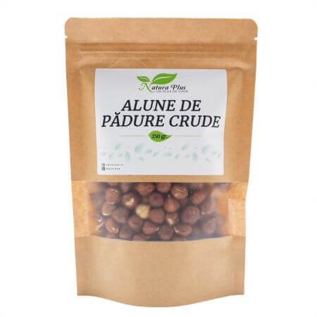 Alune de padure crude, 250 g, Natura Plus