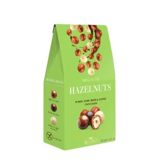 Haselnüsse in Schokoladenmischung, 80 g, Amaresti