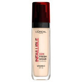 Infaillible 32H Fresh Wear Transfer Resistant Foundation, 10 Fair-Light, 30 ml, Loreal Paris