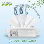 Servetele umede 99% apa, pentru tetine si suzete Premium Wet Wipes, 80 bucati, Nateen