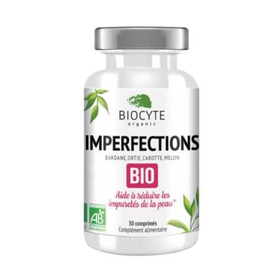 Nahrungsergänzungsmittel zur Reduzierung von Hautunreinheiten Bio, 30 Tabletten, Biocyte