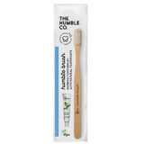 Soft Bamboo Toothbrush Kit, 1 Stück + Mini-Zahnpasta, 7 g, The Humble Co