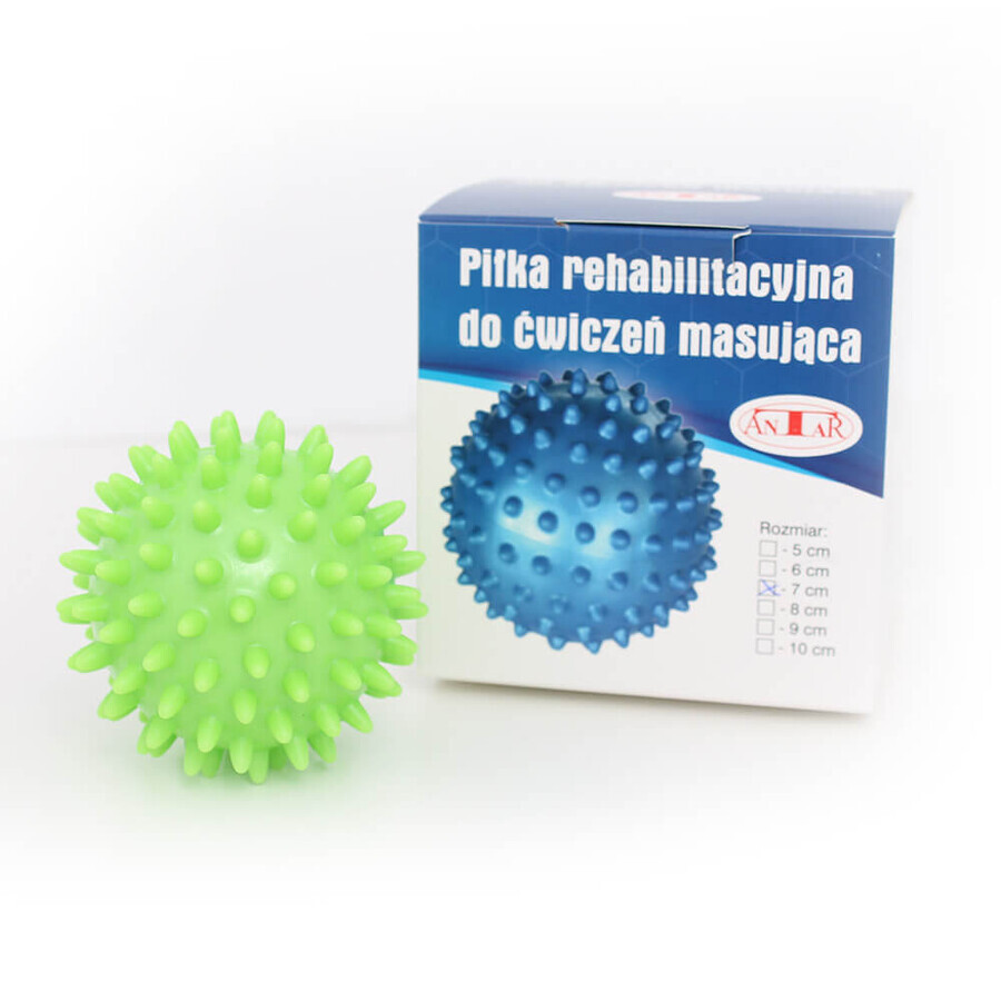 Minge de masaj pentru recuperare verde Antar, 7 cm, 1 bucata, Biogenetix