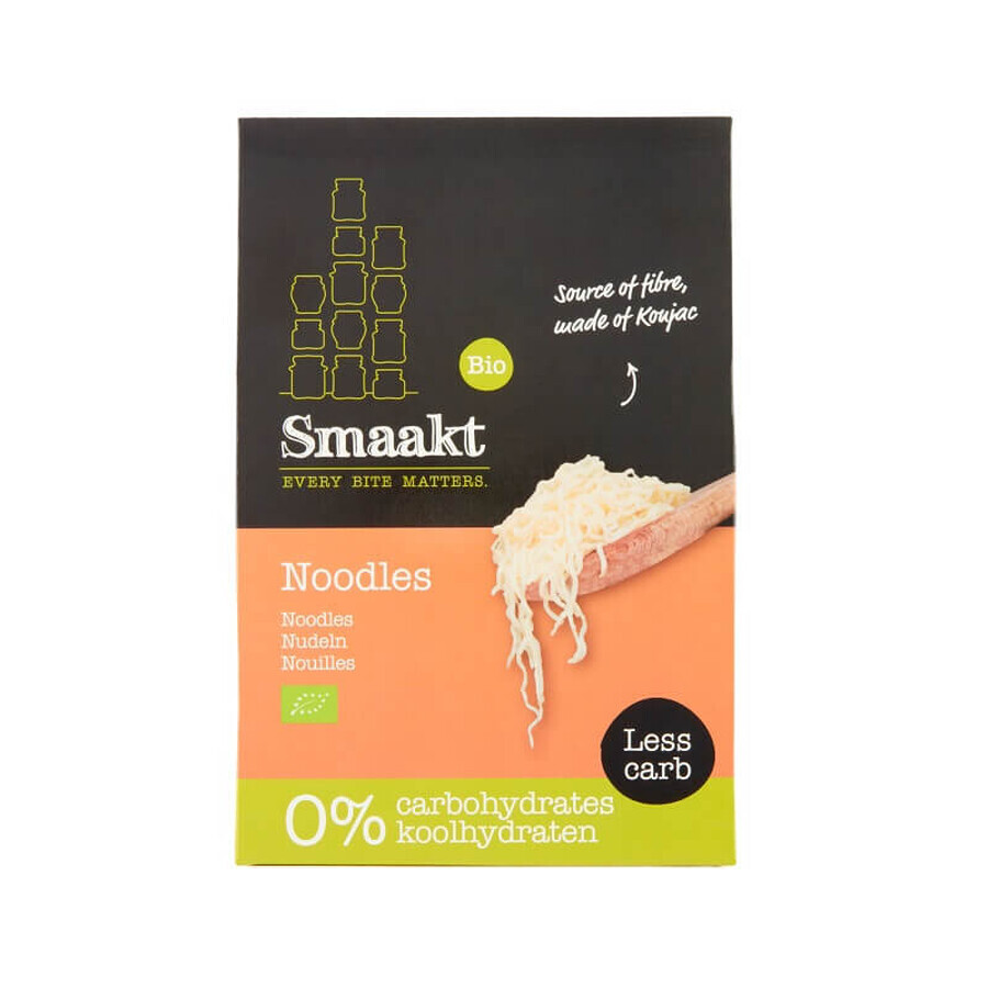 Noodles din konjak bio, fara gluten, 200 g, Smaakt