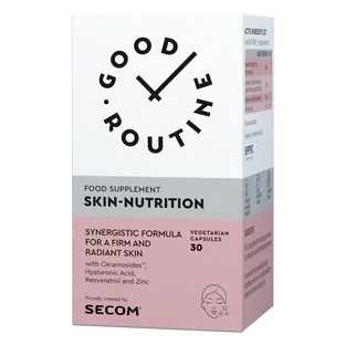 Supplement to support the growth of strength, hydration and elasticity of hair Hair Nutrition Good Routine, 30 vegetarian capsules, Secom