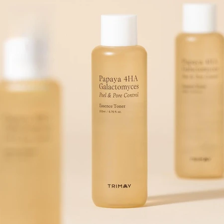 Peeling-Toner, Papaya 4HA Galactomyces Peel & Pore Control, 200 ml, Trimay
