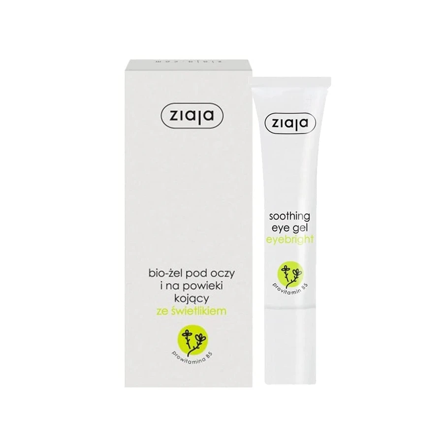 Soothing eye contour gel with eyebright extract, 15 ml, Ziaja
