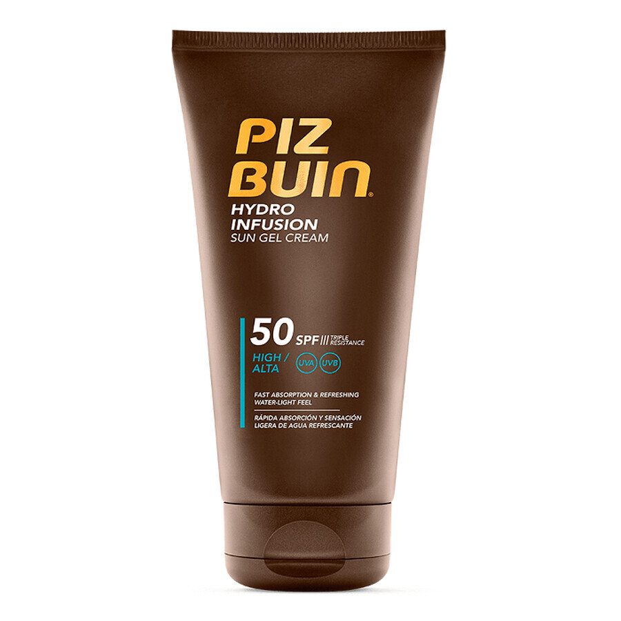 Gel crema cu SPF 50 Sun Hydro Infusion, 150 ml, Piz Buin