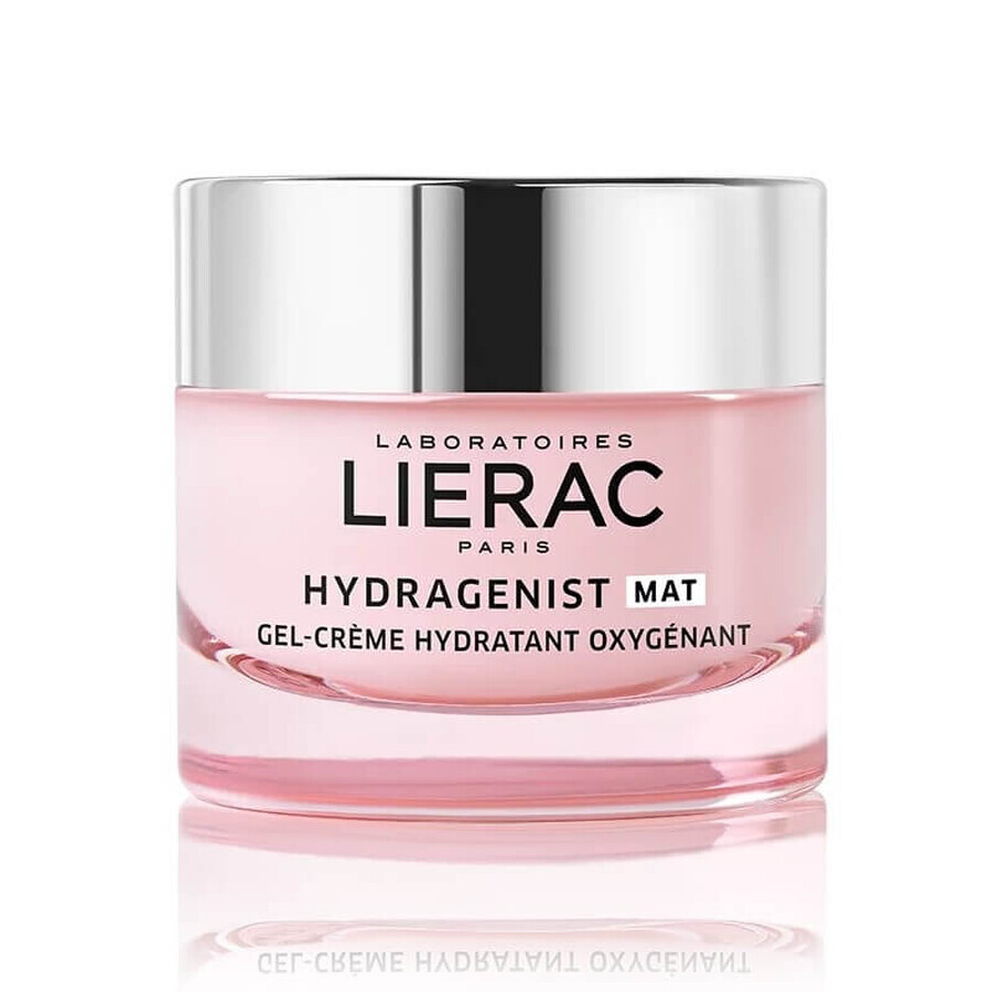 Gel crema hidratant pentru ten normal-mixt Hydragenist Mat, 50 ml, Lierac