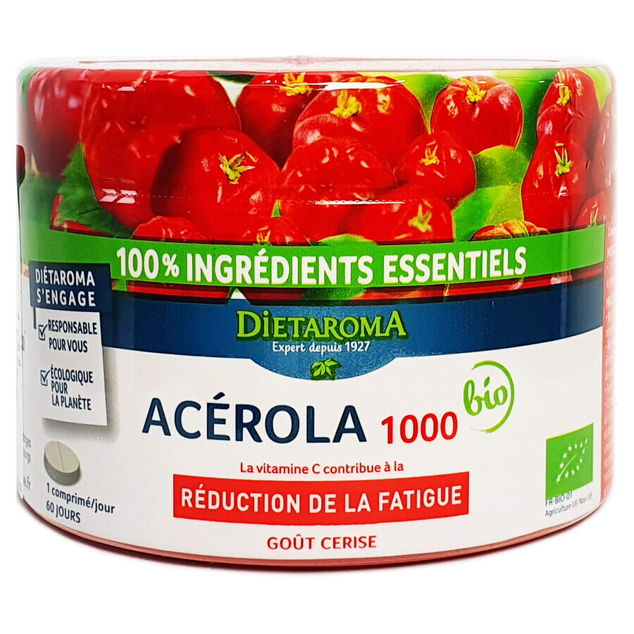 Acerola 1000 mg, 60 Tabletten, Dietaroma