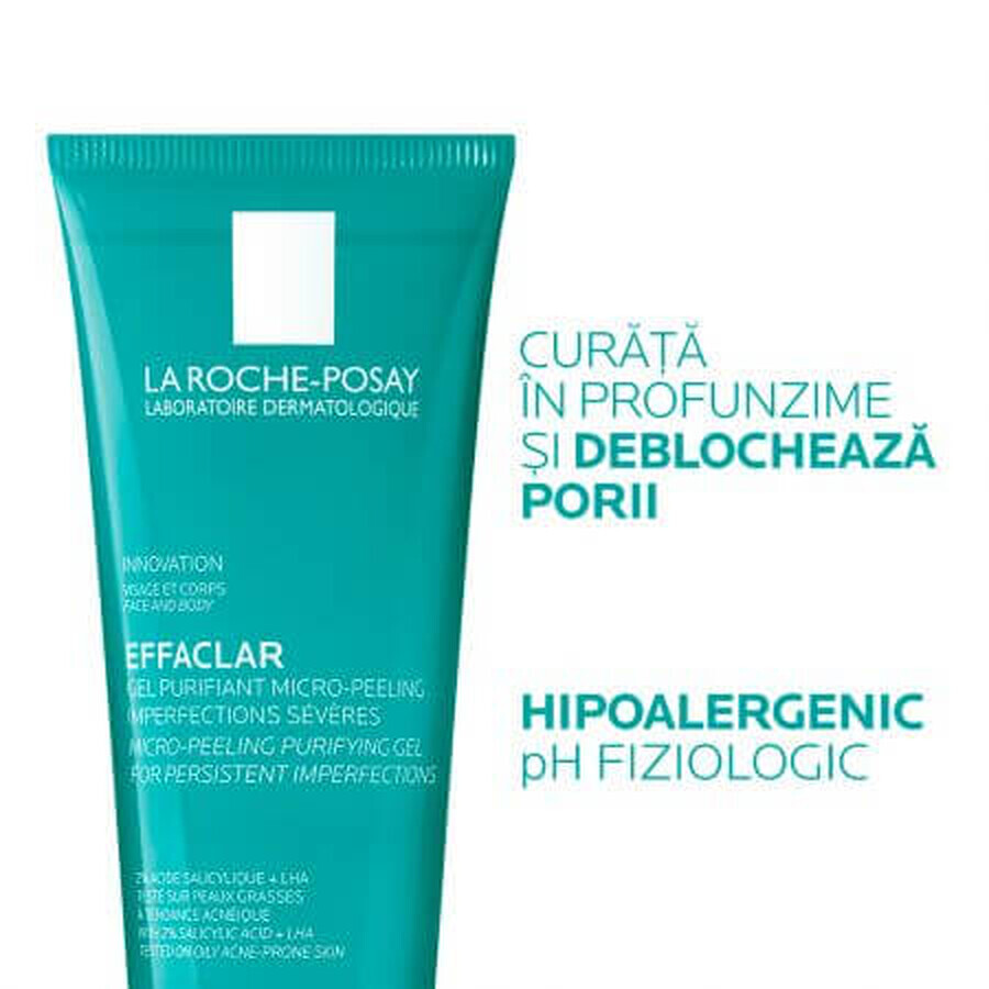 La Roche-Posay  Effaclar gel de curățare micro-exfoliant 200 ml