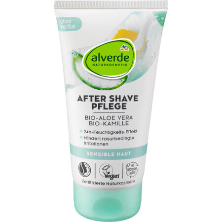 Alverde Naturkosmetik Cremă de ingrijire după ras, 150 ml