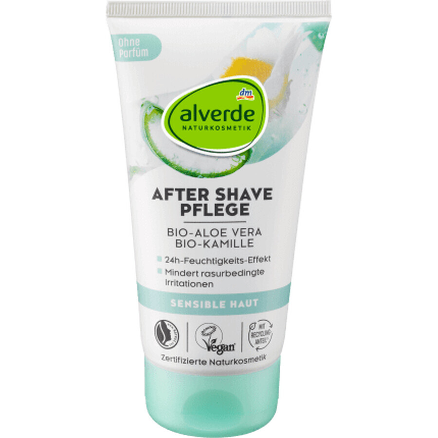 Alverde Naturkosmetik Cremă de ingrijire după ras, 150 ml