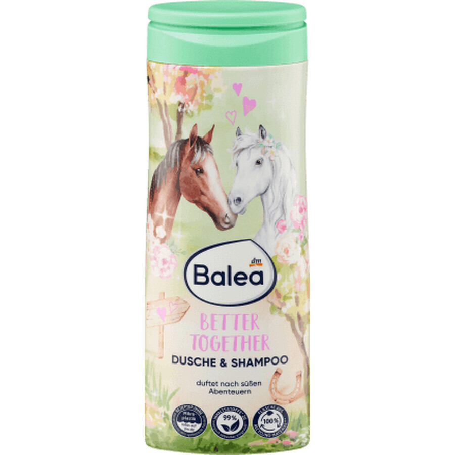 Balea Duschgel und Shampoo besser aufeinander abgestimmt, 300 ml