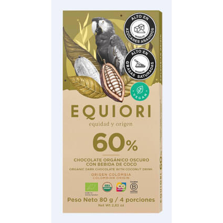 Equiori chocolate coco ECO, 80 g