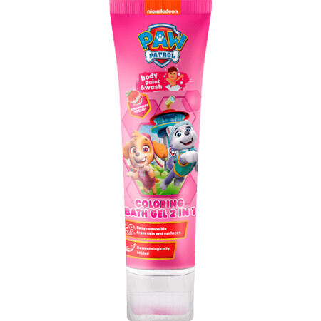 Paw Patrol Spuma baie roz pentru copii, 150 ml