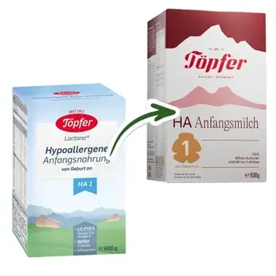 Milk powder formula HA1, 600 g, Topfer