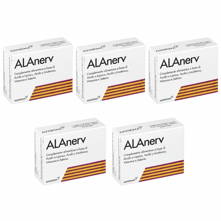 ALAnerv Nahrungsergänzungsmittel, 100 (5x20) Weichkapseln, Alfasigma