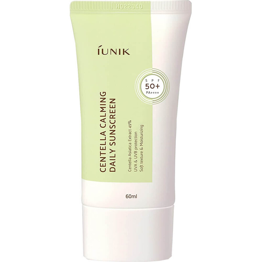 Sun Protection Face Cream SPF 50+ PA++++ Centella Calming, 60 ml, Iunik