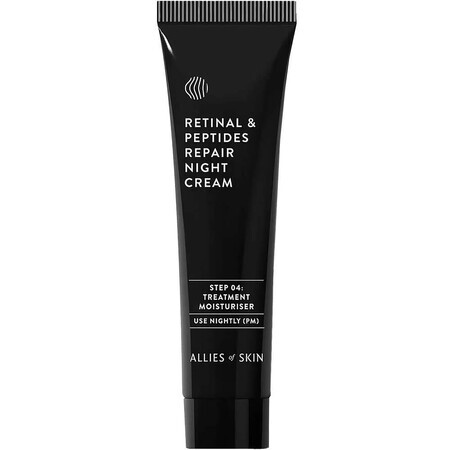 Crema reparatoare de noapte Retinal and Peptides, 12 ml, Allies Of Skin