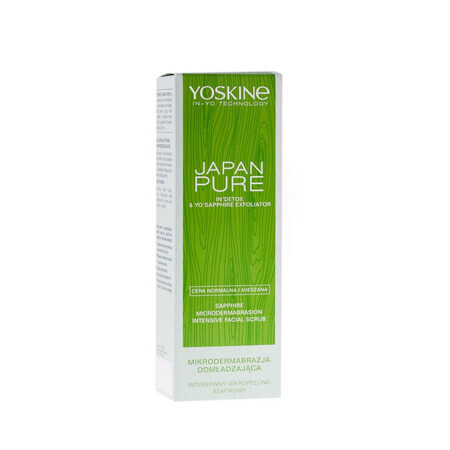 Exfoliant de safir pentru ten normal si mixt Japan Pure, 75 ml, Yoskine