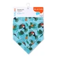 Cotton scarf bib, 2 pieces, Parrots, Babyono