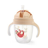 Baby straw cup, 6+ months, Beige, Babyono