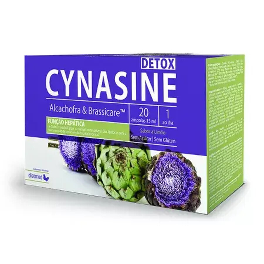 Cynasine Entgiftung, 20 Fläschchen x 15 ml, Dietmed