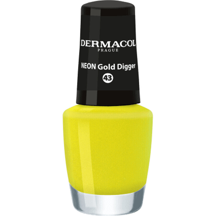 Dermacol Lac de unghii Neon 43 Gold Digger, 5 ml