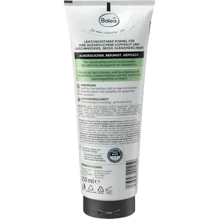 Balea Professional Shampoo für empfindliche Kopfhaut, 250 ml