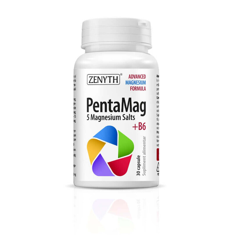 PentaMag 1200 mg Packung 3 x 30 Kapseln, Zenyth