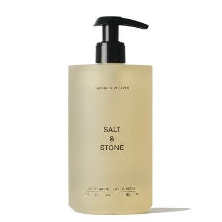 Gel de dus cu Santal si Vetiver, 450 ml, Salt & Stone