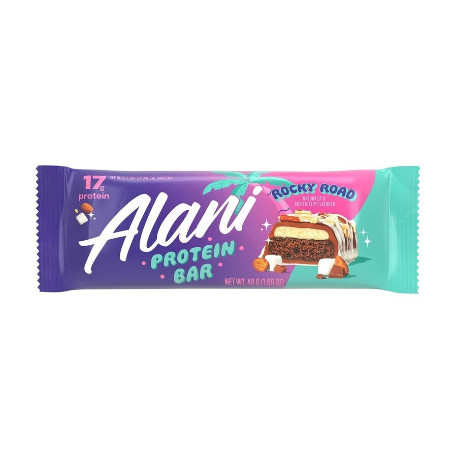 Alani Nu Fit Snacks Protein-Riegel mit Rocky Road-Geschmack, 48 g, GNC