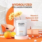 Codeage Collagen Vitamin C+, Hydrolyzed Collagen mit Vitamin C und Hyaluronsäure, 283 g, GNC