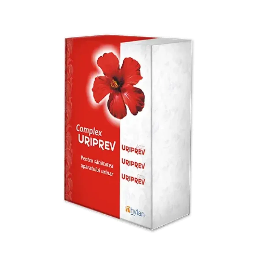 Uriprev Complex, 10 cápsulas + 12 sobres + 80 g, Hyllan