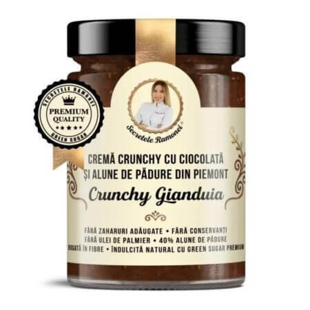 Knusprige Gianduia-Creme mit Schokolade und Haselnüssen, 350 g, Ramona's Secrets