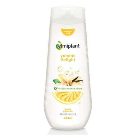 Gel de dus crema cu vanilie si lamaie Yummy Delight, 400 ml, Elmiplant