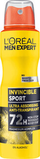 Loreal Men Expert Deodorant spray INVINSIBLE SPORT, 150 ml