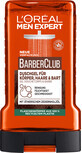 Loreal Paris Men Expert BARBER CLUB Duschgel, 250 ml