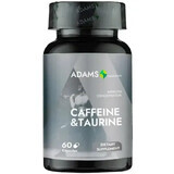 Koffein + Taurin, 680mg, 60cps, Adams Vision