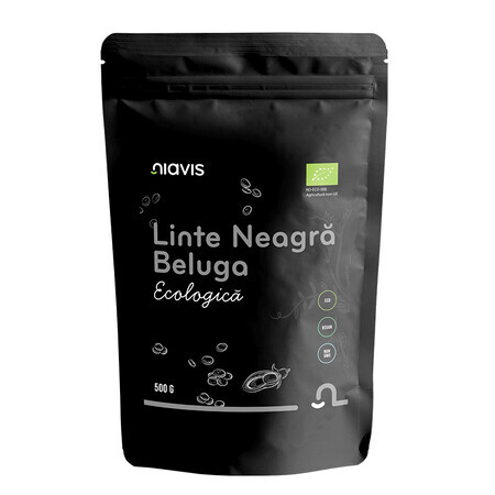 Linte neagra Bio Beluga, 500 g, Niavis