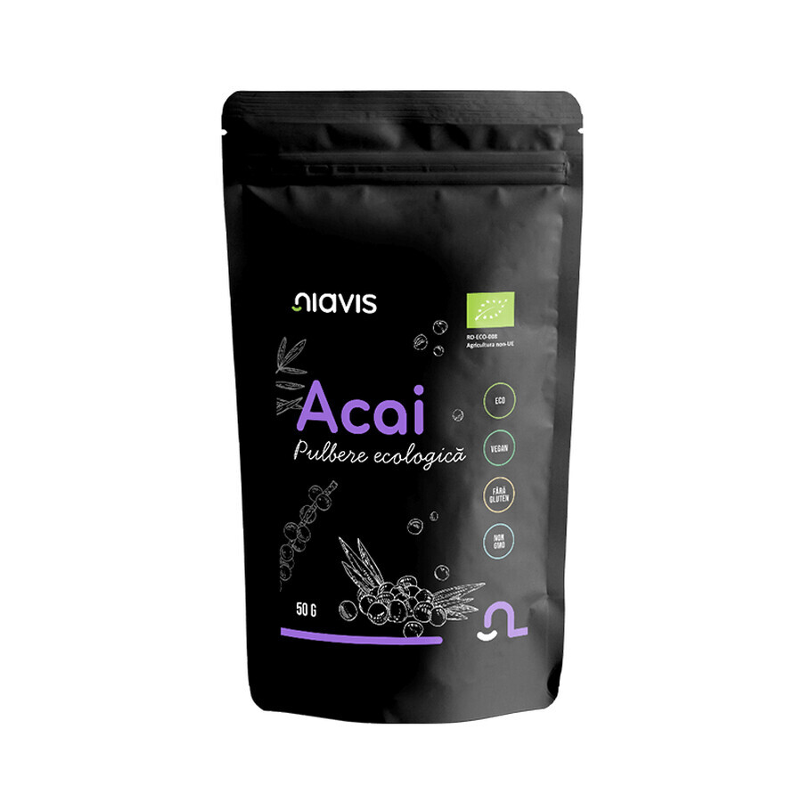 Biologisch açaipoeder, 50 g, Niavis