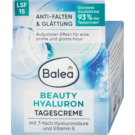 Balea Feuchtigkeitsspendende Tagescreme mit SPF15, 50 ml