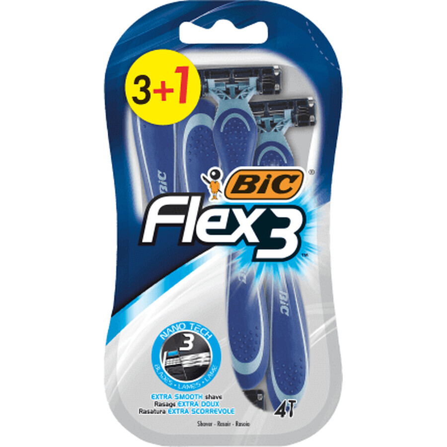 BIC FLEX3 Rasierer, 4 Stk