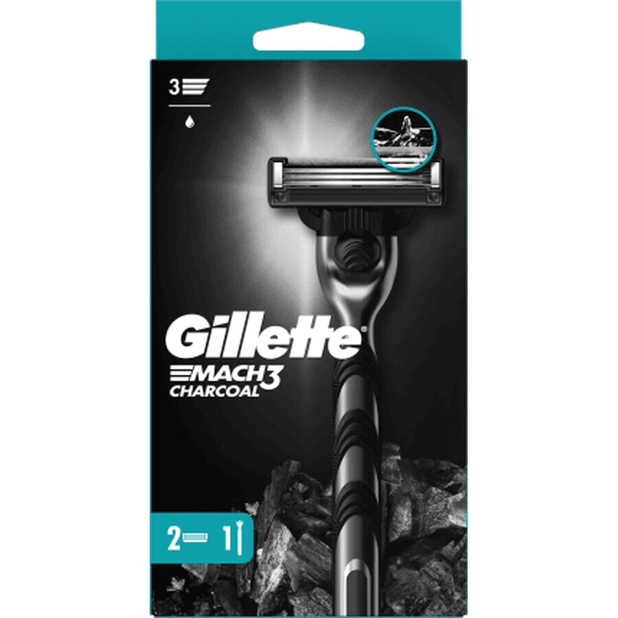 Gillette Charcoal Razor, 1 piece