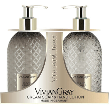 Vivian Gray Set Ylang Vanilla Săpun lichid cremos + Cremă de mâini, 1 buc