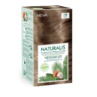 Veganistische haarkleuring zonder ammoniak, Zand Blond 7.08, Naturalis, Neva, 150 ml