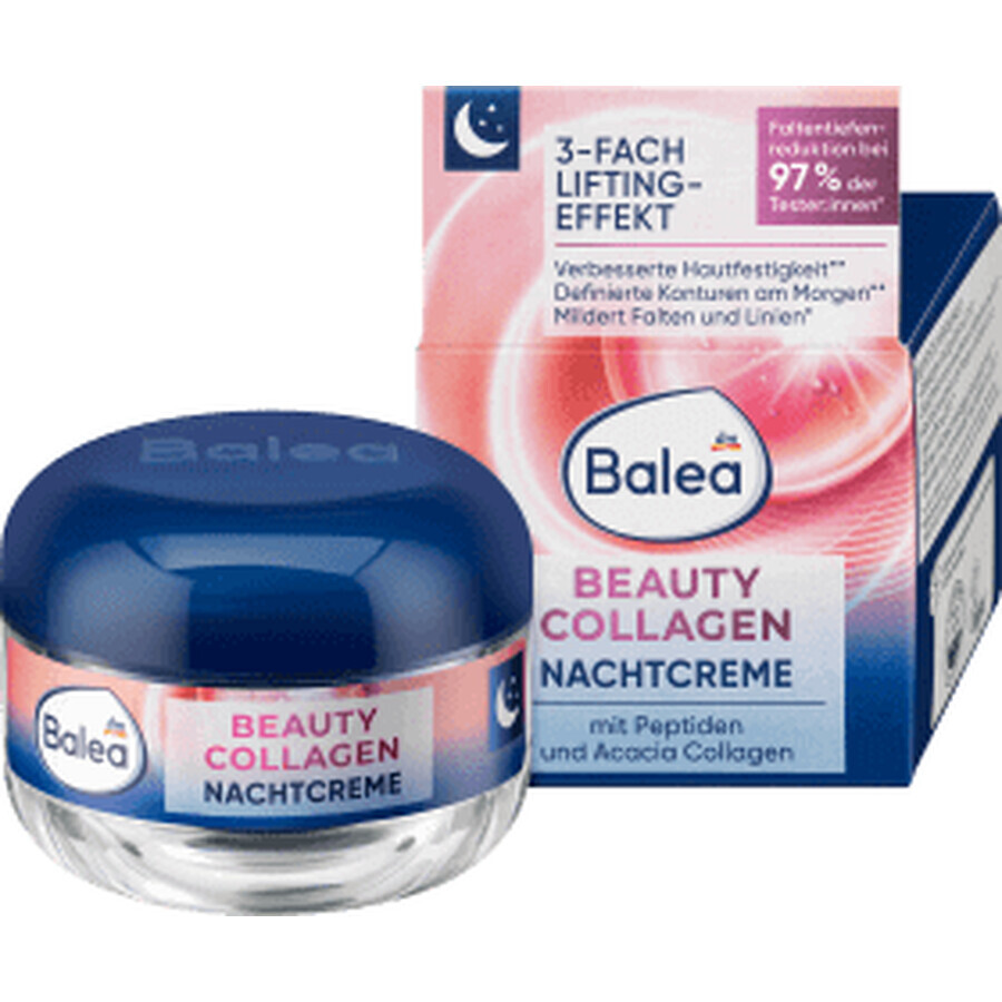 Balea Cremă de față pentru noapte cu colagen, 50 ml